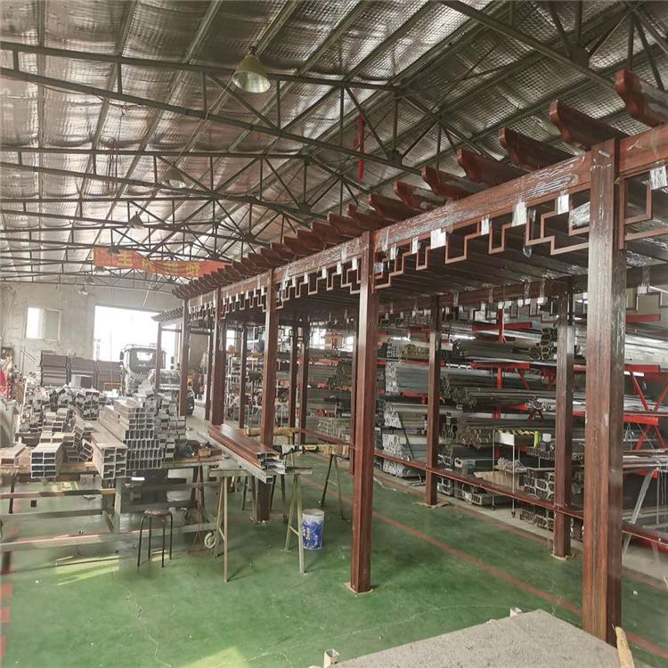 沈阳铝材批发厂家 铝艺凉亭原料 现货直发