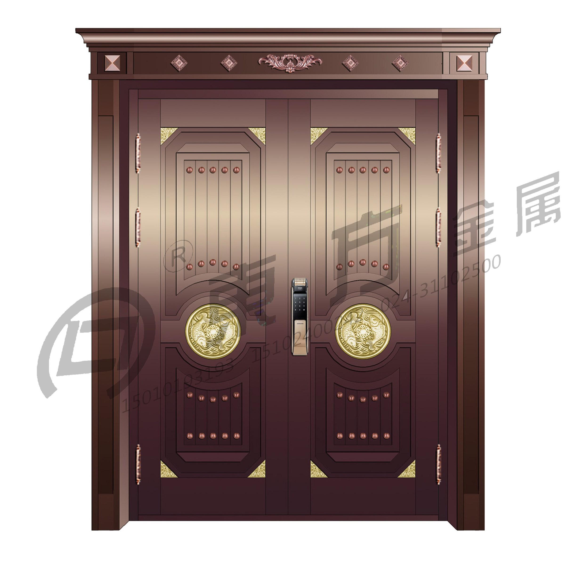 沈阳铜门-仿铜门-庭院铜门-银行铜门-饭店铜门-酒店铜门厂