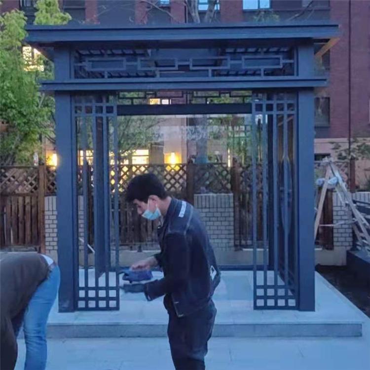 公园廊架 花园铝艺廊架 中式廊架 凉亭价格称心