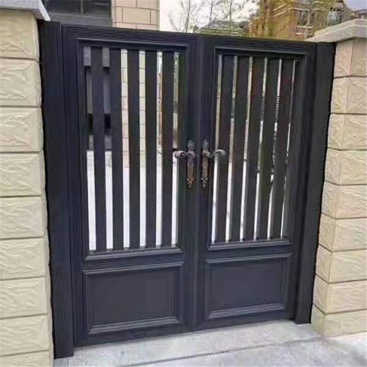 沈阳别墅铝艺门 庭院铝艺大门 铝艺门厂家定做