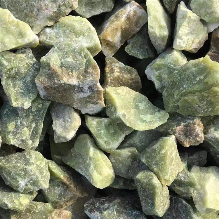 绿水磨石原料 凤凰绿石米加工 货源充足