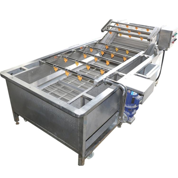 果蔬清洗输送机 冲洗过滤物料表面的灰尘或 污染物飞扬自动化供应