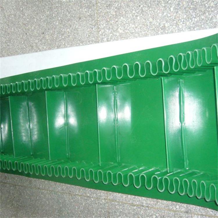  PVC输送带 裙边挡板导条输送带 飞扬自动化供应