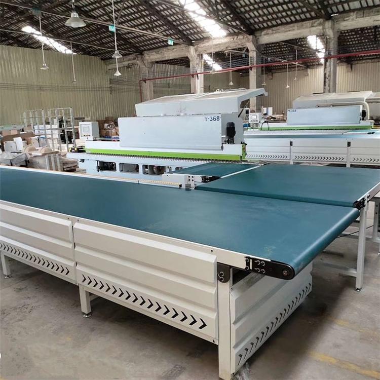 木工封边机回转线 回转台 直角转弯机流水线 木工传送机 飞扬自动化供应