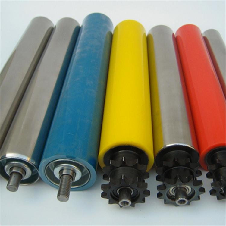 碳钢镀锌，不锈钢，尼龙，辊面包胶 动力辊筒无动力辊筒 飞扬自动化供应