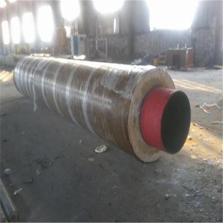 昌图县预制直埋保温管厂家成本价格 无缝玻璃钢缠绕聚氨酯保温管