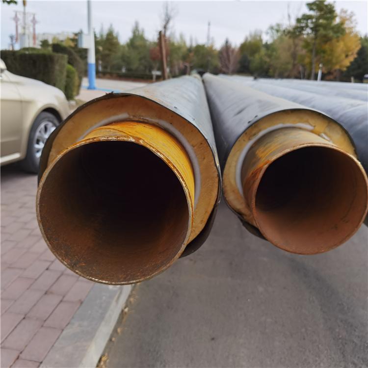 白山聚氨酯预制直埋保温管道品质保证 广发达保温管道钢套钢保温管品质保证