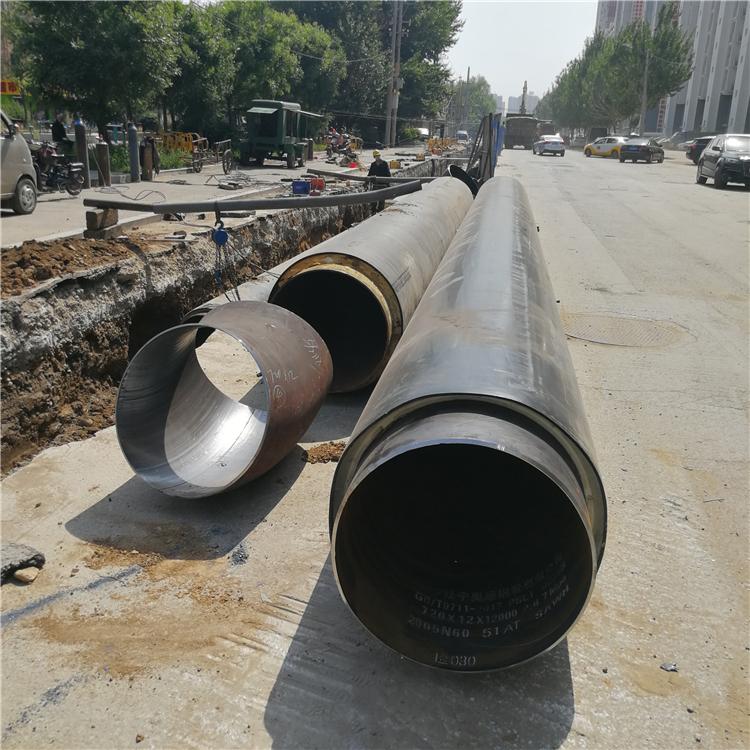 白城聚氨酯保温管 聚氨酯发泡保温管价格 预制聚氨酯直埋保温管 广发达定制