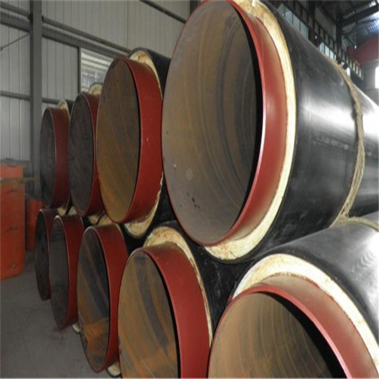 珲春市DN200聚氨酯直埋保温钢管,防腐钢管,钢套钢保温钢管直销