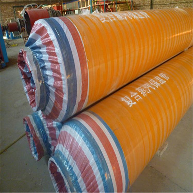 甘旗卡保温管生产厂家 聚氨酯黑夹克保温管 热水用保温钢管 可来图定制