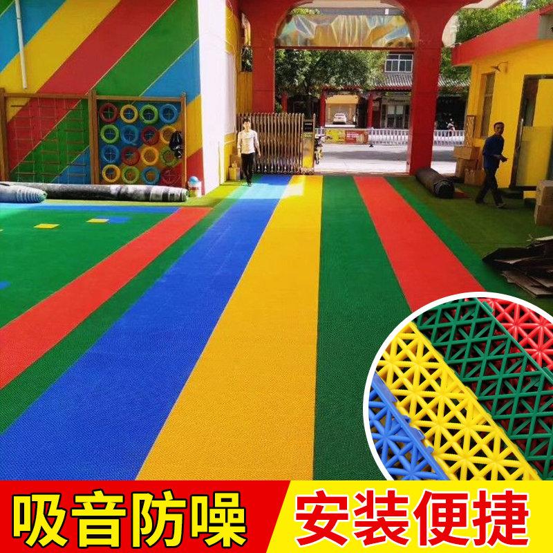 悬浮地板室外防滑运动场垫户外排球篮球场悬浮式拼装地板垫