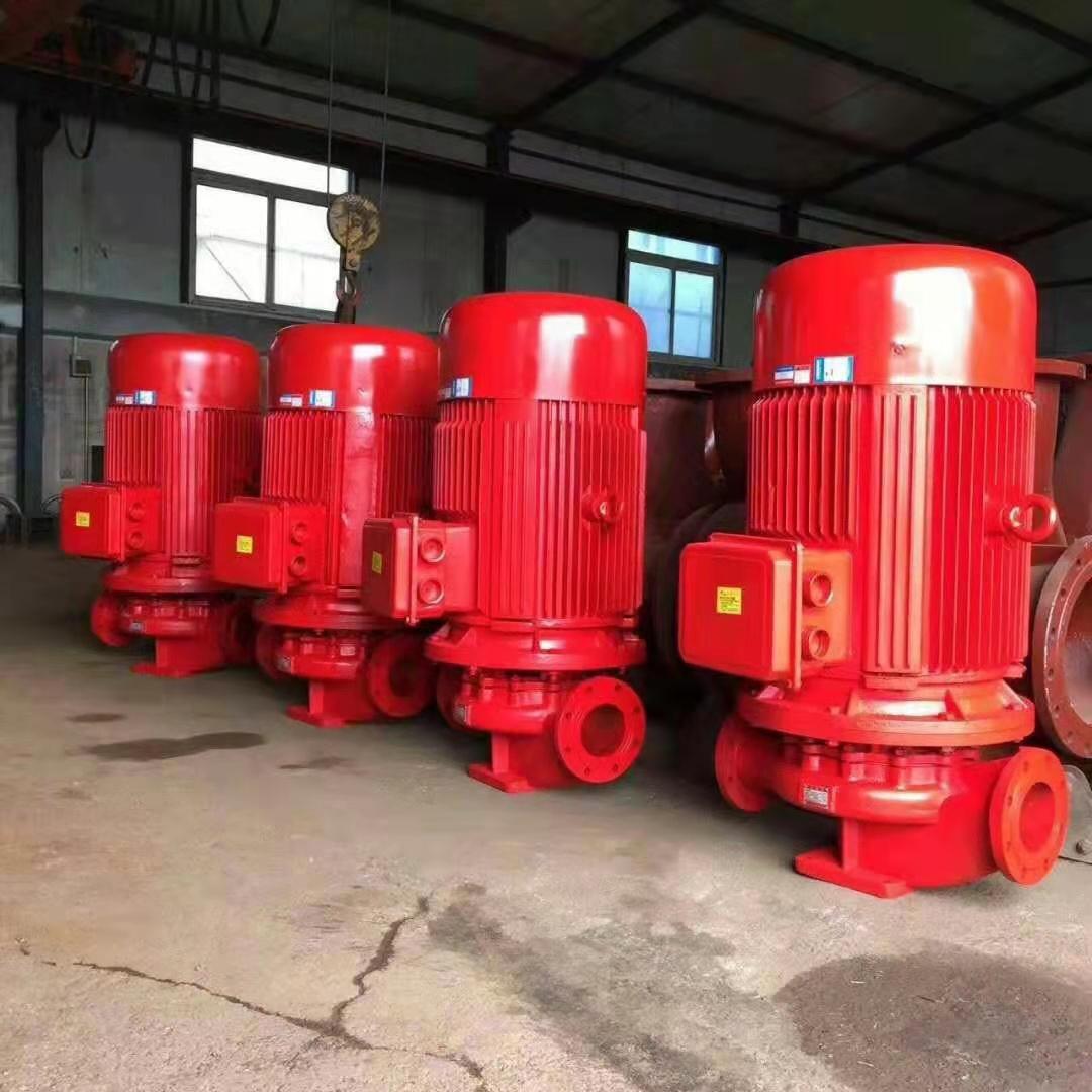 高压高扬程消防泵卧式 应急消防泵组自带控制柜 冠泉