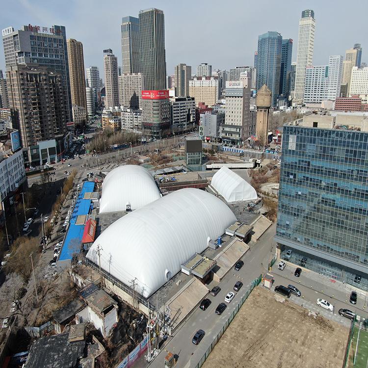 充气膜结构 气膜体育馆 充气膜结构煤棚 充气式膜结构建筑厂家