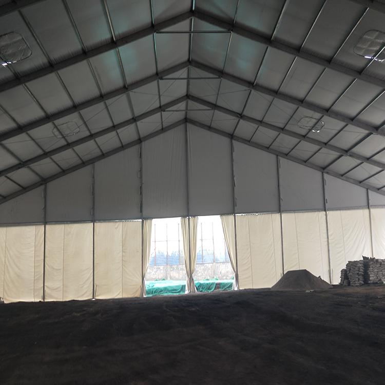 内蒙古储煤场全封闭，工业仓储篷房，洗煤厂防尘措施，高山篷房