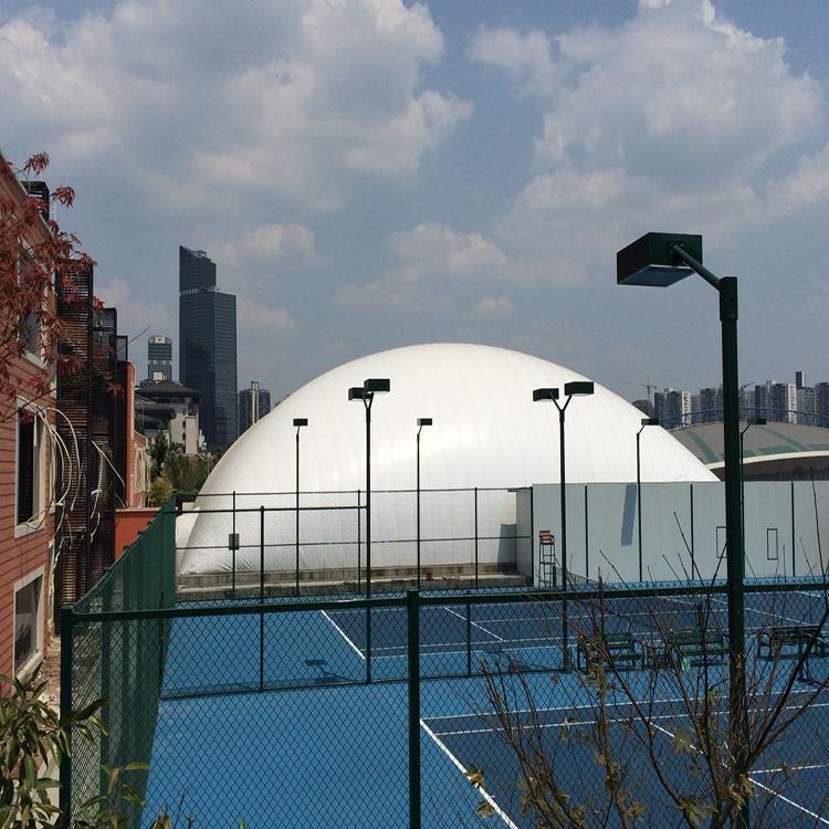 泉州气膜体育馆，充气膜结构篮球场，双层气承式膜厂家-高山气膜