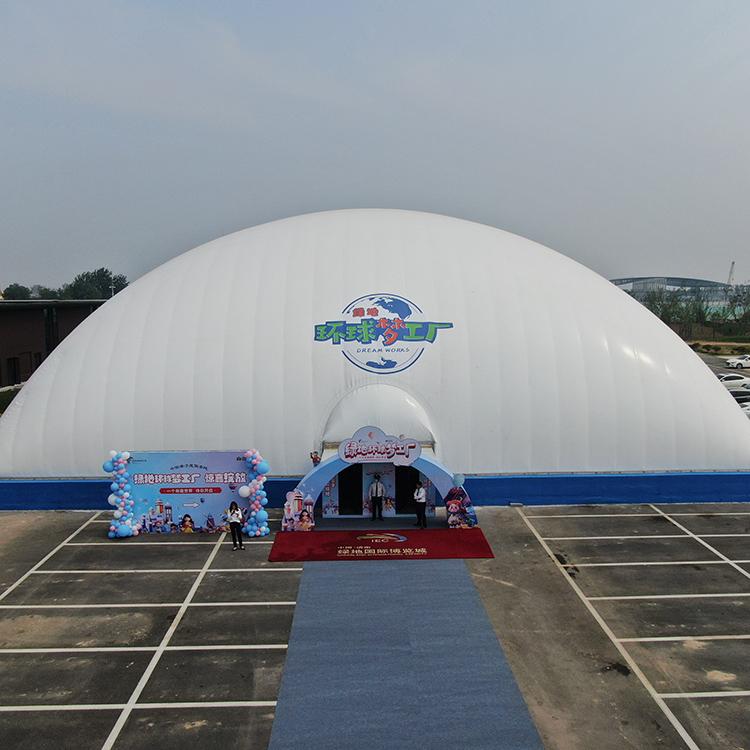 羽毛球场充气膜工程，充气膜结构体育馆，气膜建筑造价，欢迎咨询
