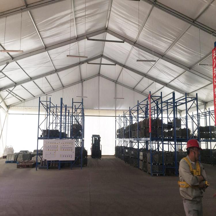 仓库帐篷厂家，物流仓储篷房，临时仓库篷房搭建