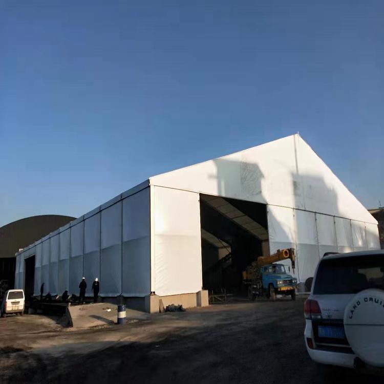 山西运城环保篷房，煤场封闭改造，洗煤厂搭建，篷房煤仓造价