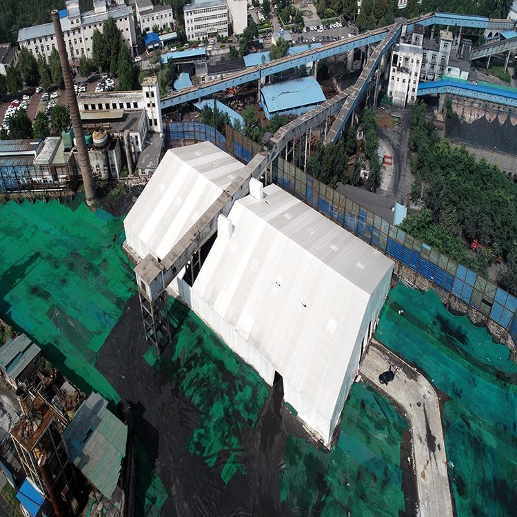 朔州储煤棚搭建，环保封闭煤场、洗煤厂篷房-厂家直销