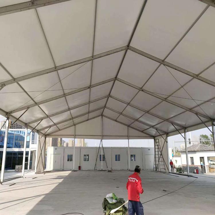 厂家定制工业大型仓库篷房，户外临时仓储帐篷安装