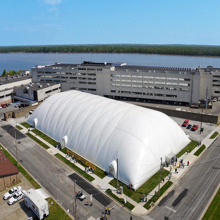 气承式膜结构，建筑造价气膜，运动气膜馆搭建