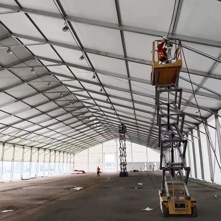 大型冷鲜库仓储篷房，临时工业厂房，环保大棚定制