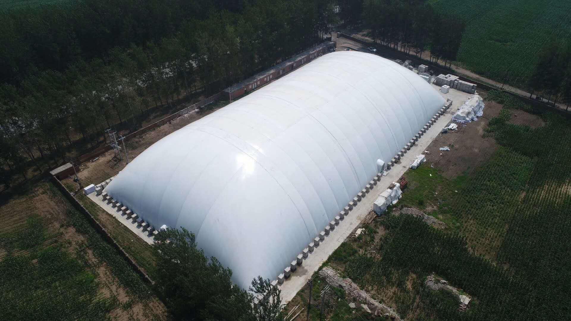 沈阳高山气膜，环保气膜，仓储气膜，厂家直销，内部无立柱