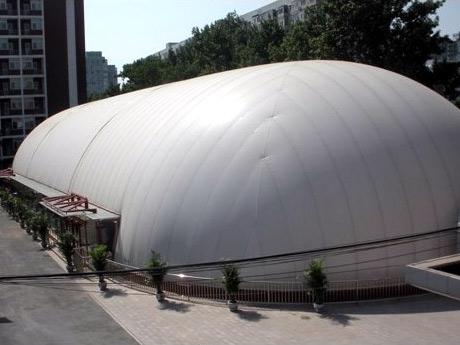 环保气膜建筑搭建，仓储储煤气膜，防尘气膜，跨度大可定制沈阳厂家直销