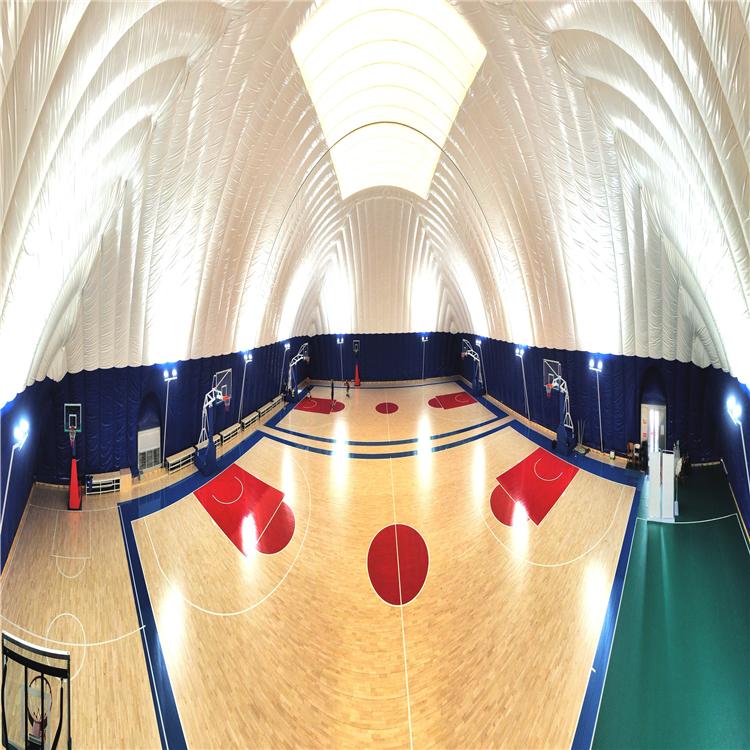 四川充气膜结构建筑，气膜体育场馆，篮球气膜训练馆