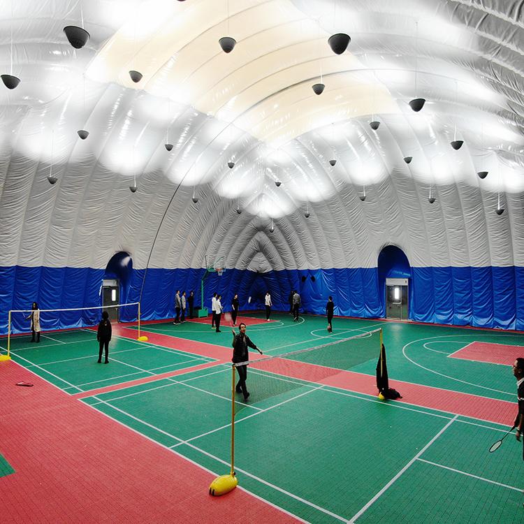 哈尔滨气膜体育馆，气膜羽毛球馆搭建，跨度大造价低