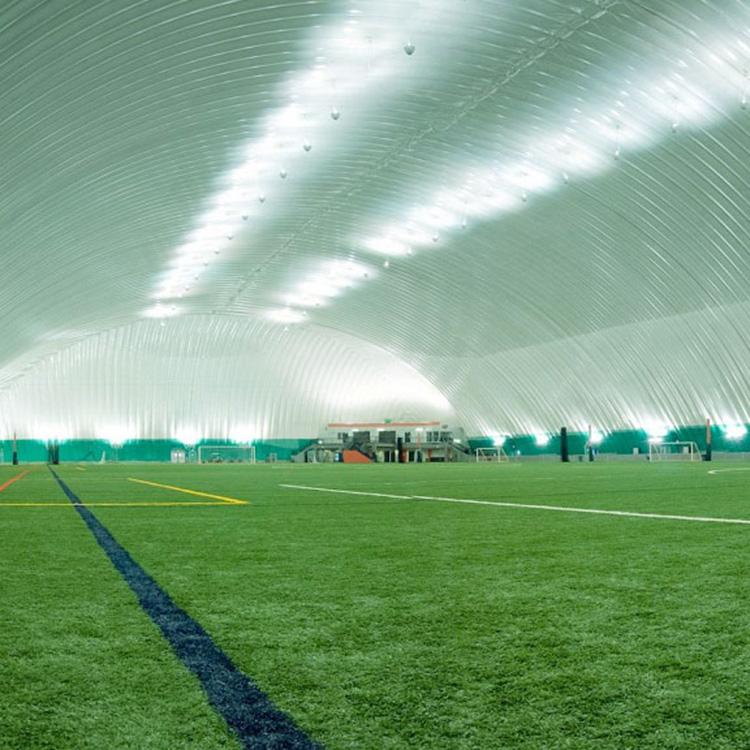 气承式足球场，气膜建筑造价，气膜体育馆充气膜结构