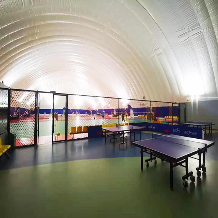 充气膜结构体育馆防雾霾网球馆，气模排球馆建设计施工