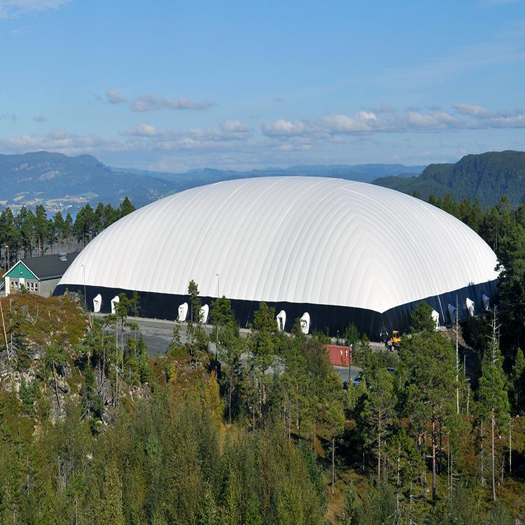 厂家供应气膜储煤棚，球场充气膜建筑，充气大棚体育馆价格