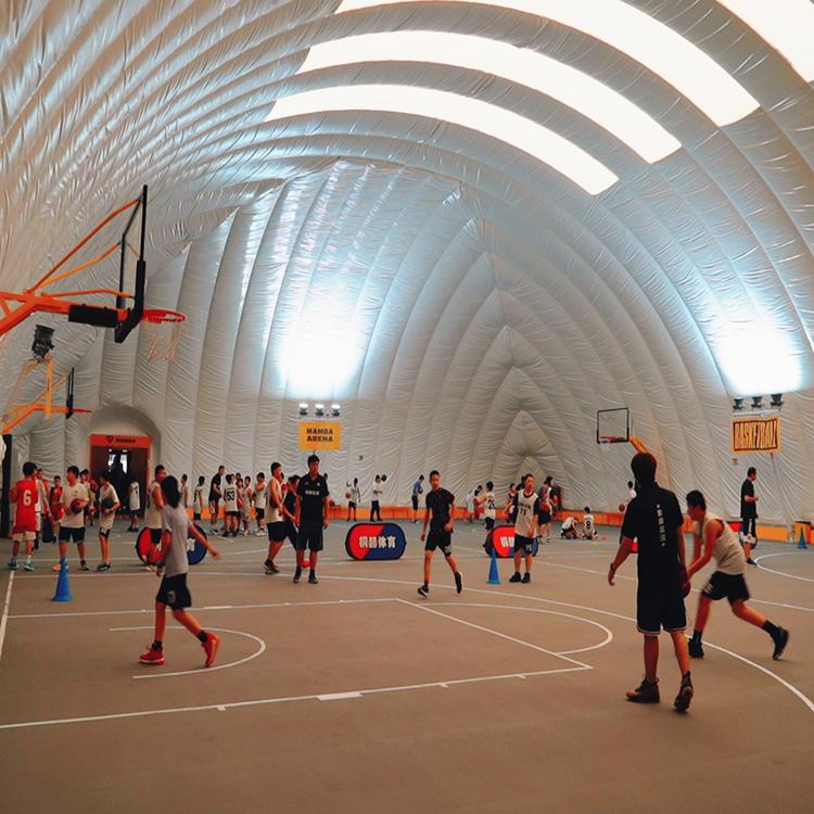 体育馆膜结构工程，西安气膜篮球馆造价，厂家设计定制