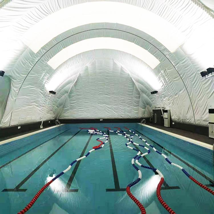 恒温气膜游泳馆，室内体育运动气膜建筑设计安装