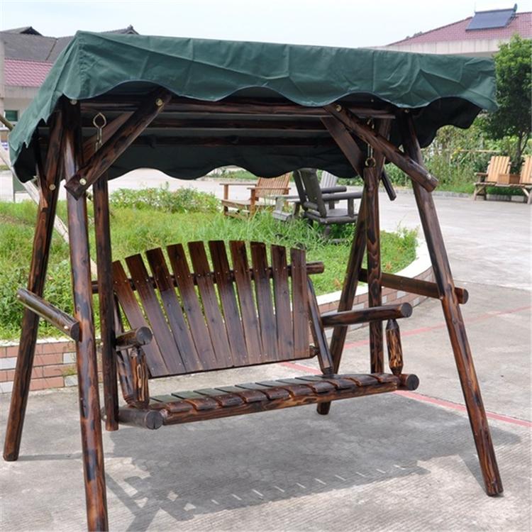沈阳庭院防腐木秋千 定制批发厂家