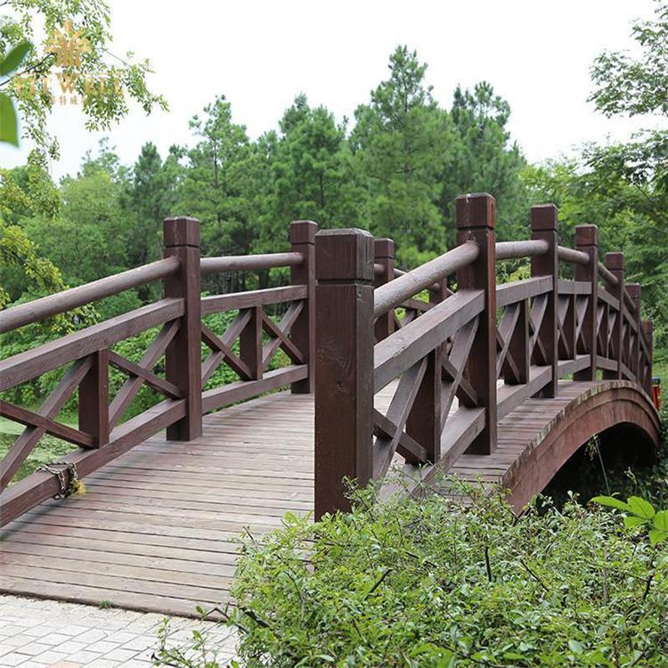 沈阳园林景区防腐木桥 防腐木桥梁地板 定制批发厂家