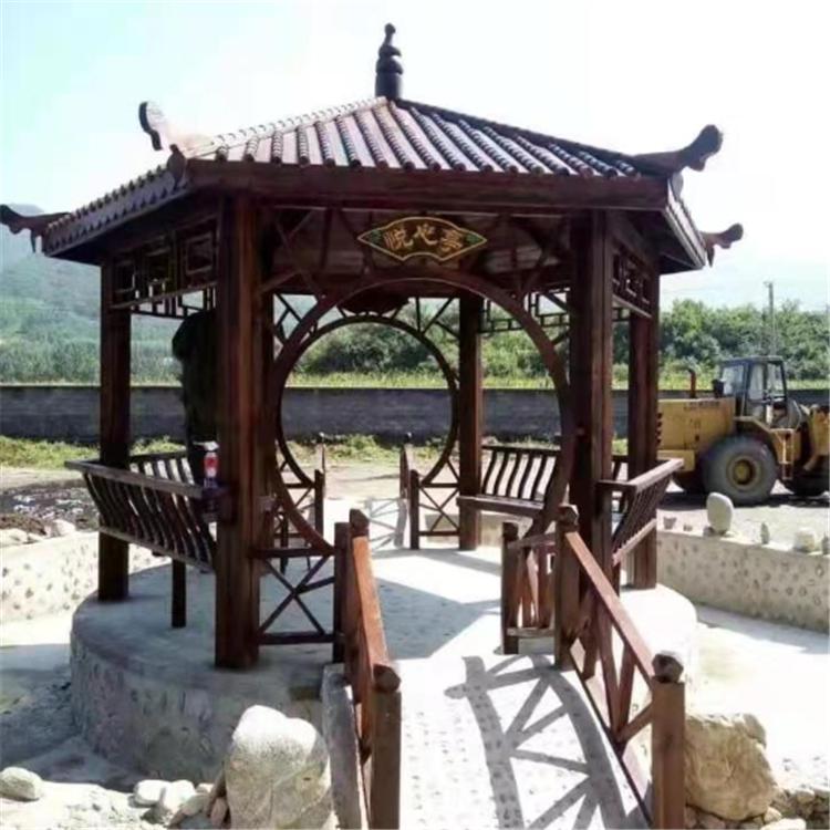 防腐木凉亭 仿古木凉亭定制厂家 沈阳防腐木 