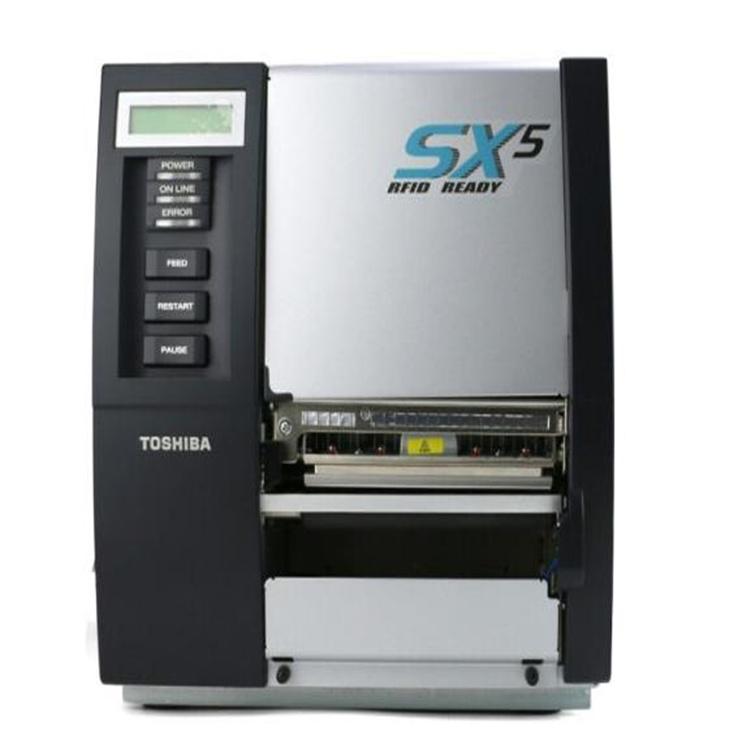 东芝条码打印机B-SX5T 306DPI洗衣液标签打印