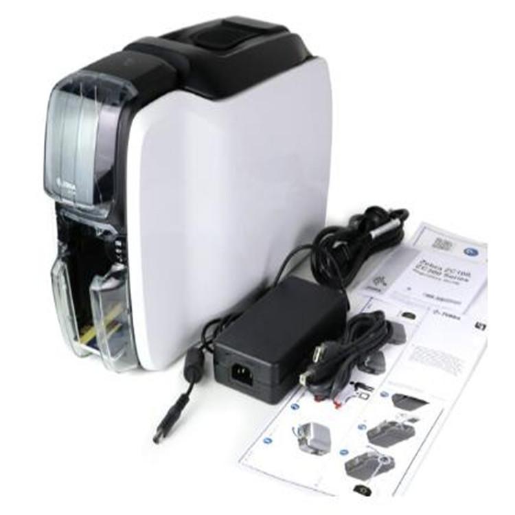 斑马证卡打印机ZC100会员卡门禁卡校园卡公交卡社保卡打印机