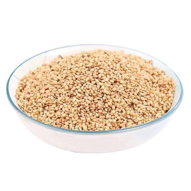 新带皮白芝麻 生白芝麻仁 五谷杂粮醇香白芝麻批发