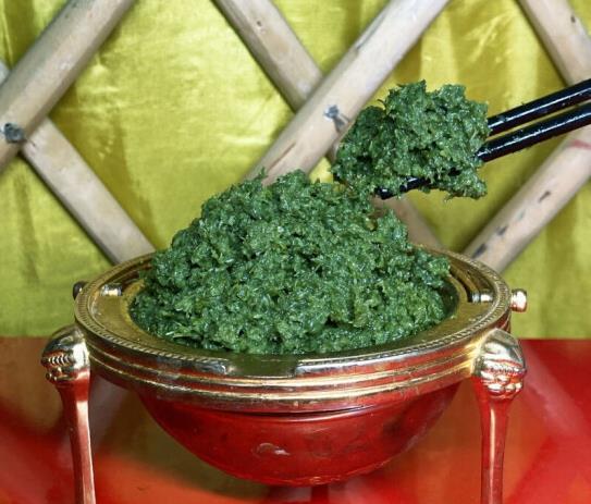 0添加调味酱 纯绿色无污染韭菜花酱