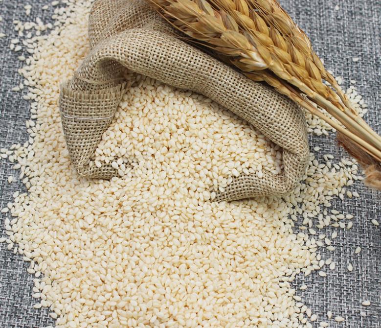 50斤生带皮芝麻 白芝麻新货 商用散装芝麻直销