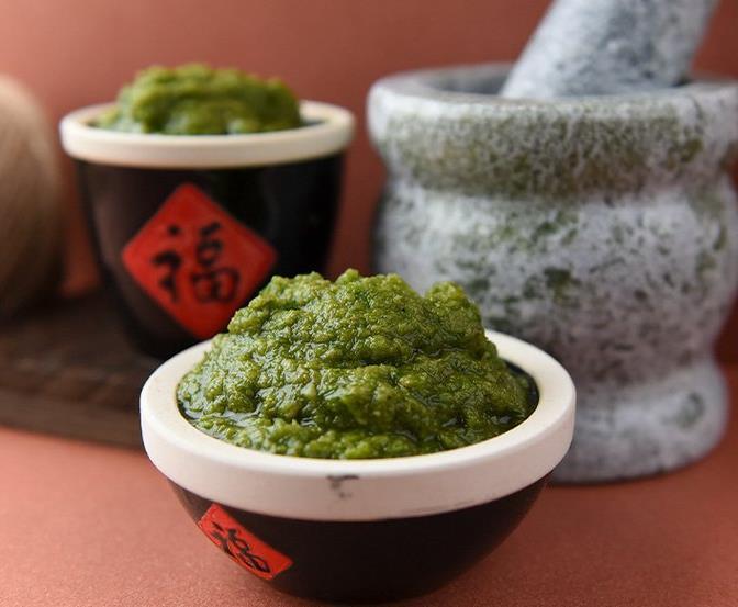 正宗火锅蘸料韭菜花酱 新鲜草原韭花酱 细腻小颗粒桶装酱