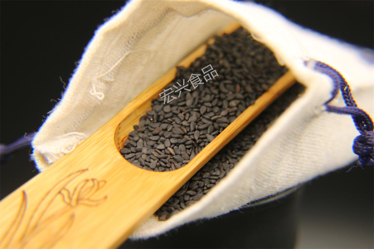 黑芝麻馅料 熟碎黑芝麻 煮粥打豆浆烘焙熟黑芝麻 五谷杂粮即食型