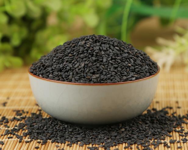 多用途黑芝麻粒 人工炒制 小粒炒熟黑芝麻 国产芝麻