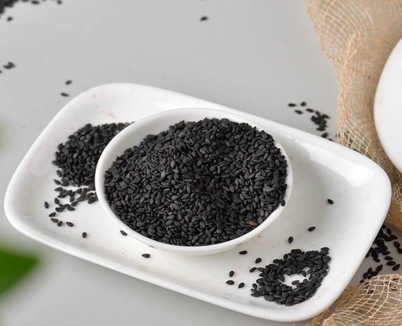 晒干黑芝麻 阿胶糕专用芝麻粒 小吃零食配料黑芝麻