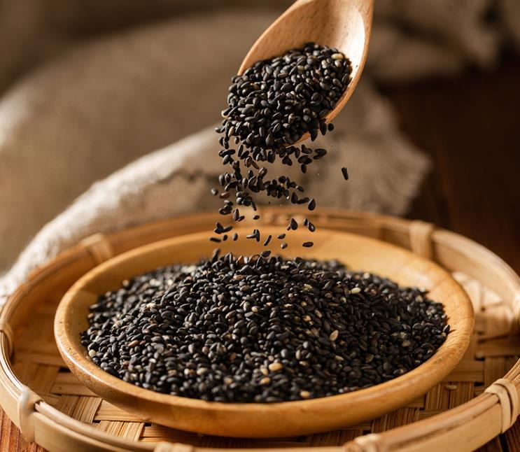 供应黑芝麻粉冲调饮品原料 低价批发黑芝麻粒 加工厂直接销售