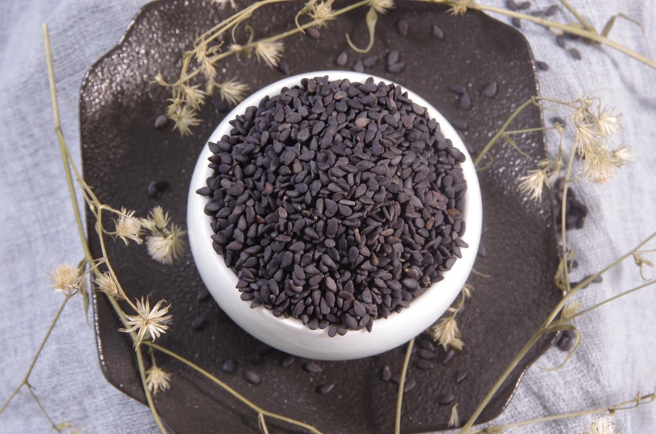 即食干吃黑芝麻 解馋孕期备孕零食原料 无蔗糖无沙不染色芝麻粒