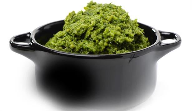 翠绿翠绿的韭菜花酱 纯绿色野生腌制酱料